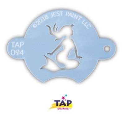 TAP Stencil 094 Sunbathing Mermaid